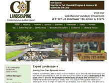 Tablet Screenshot of candjlandscaping.org